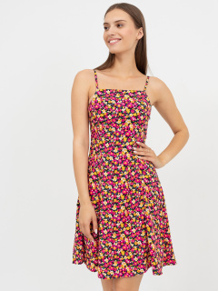 Платье Mark Formelle 152455/22/17833П-9 яркие_цветочки_на_черном - фото 1