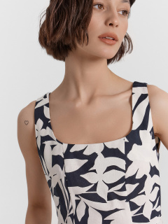 Сарафан Mark Formelle 152488/24-32874П-9 цветы_на_молочном - фото 2