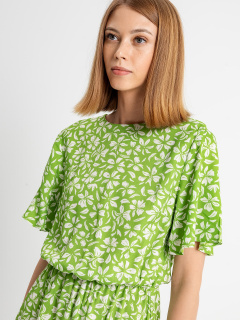 Платье Mark Formelle 152493/22/22301П-9 цветочки_на_салатовом - фото 4