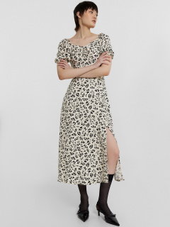 Платье Mark Formelle 152504/24-27338П-9 листики_на_молочном - фото 1