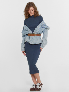 Платье Mark Formelle 152520/24-28561Ц-1 т.изумрудный - фото 4