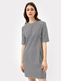 Платье Mark Formelle 152548/22/21038П-4 черно_белая_пепита - фото 3