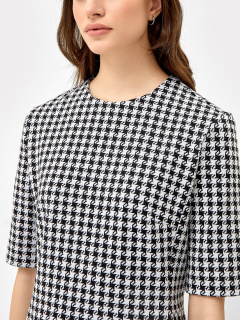 Платье Mark Formelle 152548/22/21038П-4 черно_белая_пепита - фото 4