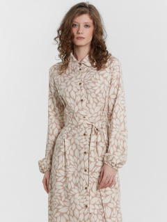 Платье Mark Formelle 152555/24-26519П-9 листья_на_кофейном - фото 2