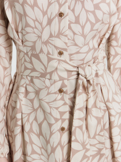 Платье Mark Formelle 152555/24-26519П-9 листья_на_кофейном - фото 4