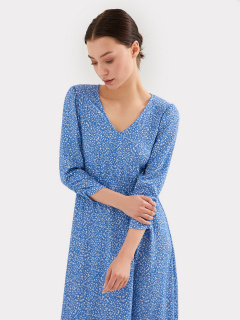 Платье Mark Formelle 152560/22/26335П-9 св.веточки_на_синем - фото 4