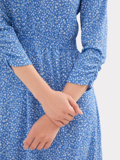 Платье Mark Formelle 152560/22/26335П-9 св.веточки_на_синем - фото 3