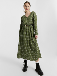 Платье Mark Formelle 152560/24-32101П-9 горошек_на_оливковом - фото 1