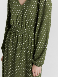 Платье Mark Formelle 152560/24-32101П-9 горошек_на_оливковом - фото 4