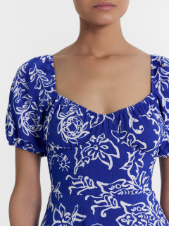 Платье Mark Formelle 152589/24-28285П-9 узоры_на_ультрамарине - фото 4