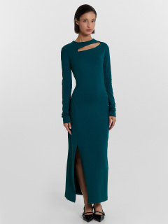 Платье Mark Formelle 152600/24-26609Ц-2 т.изумрудный - фото 4