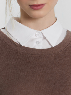 Платье Mark Formelle 152602/24-30235Ц-26 кофейный_меланж_5364_D - фото 2