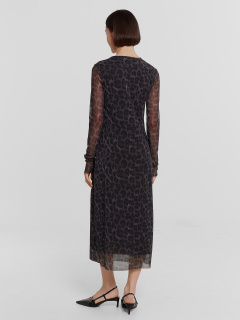 Платье Mark Formelle 152606/24-ОБР29854П-6 леопард_на_сером_010.2_Сублимация_полотна - фото 4