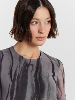 Платье Mark Formelle 152606/24-ОБР29854П-6 мазки_010.2_Сублимация_полотна - фото 5