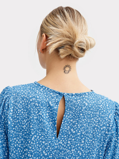 Платье Mark Formelle 152618/22/25233Ц-9 св.веточки_на_синем - фото 3