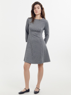 Платье Mark Formelle 152621/22/25750П-4 серая_гусиная_лапка - фото 4