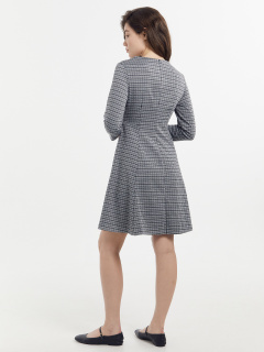 Платье Mark Formelle 152621/22/25750П-4 серая_гусиная_лапка - фото 5