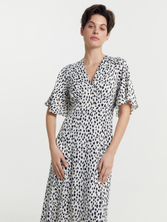 Платье Mark Formelle 152628/Ф24-26395П-9 черные_пятнышки_на_св.молочном - фото 4