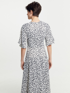 Платье Mark Formelle 152628/Ф24-26395П-9 черные_пятнышки_на_св.молочном - фото 3