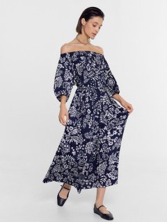 Платье Mark Formelle 152639/24-28381П-9 фрукты_на_т.синем - фото 1