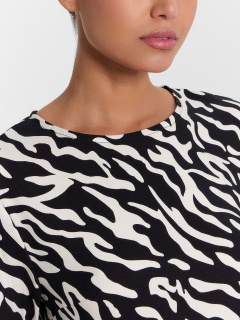 Платье Mark Formelle 152659/24-29707П-9 зебра_на_черном - фото 2