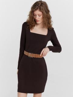 Платье Mark Formelle 152673/24-31460Ц-4 черный_кофе - фото 3