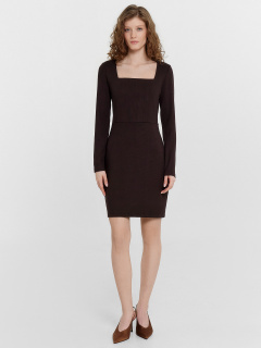 Платье Mark Formelle 152673/24-31460Ц-4 черный_кофе - фото 1