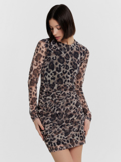 Платье Mark Formelle 152679/24-ОБР31942-6 крупный_леопард_010.2_Сублимация_полотна - фото 2