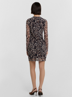 Платье Mark Formelle 152679/24-ОБР31942-6 крупный_леопард_010.2_Сублимация_полотна - фото 3