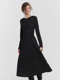 Платье Mark Formelle 152680/24-32025П-9 черно_белый_горох - фото 1