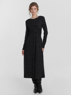 Платье Mark Formelle 152680/24-32025П-9 черно_белый_горох - фото 5