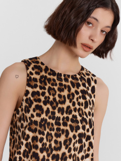 Сарафан Mark Formelle 152687/24-32766П-9 бежевый_леопард - фото 4