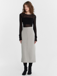 Юбка Mark Formelle 152800/24-29908Ц-26 средне_серый_меланж_4425_В - фото 3