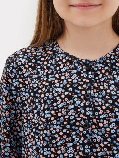 Платье Mark Formelle 157810/24-26153П-9 разноцветные_цветочки_на_черном - фото 5