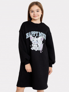 Платье Mark Formelle 157826/22/24079П-7П черный_печать_4_сл_на_пол - фото 1