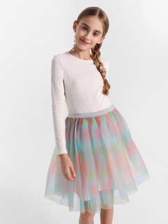 Платье Mark Formelle 157829/22/ОБР25125П-16 молочный_радуга_010.2_Сублимация_полотна - фото 5