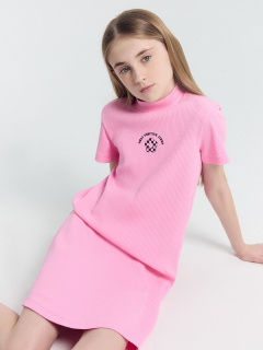 Платье Mark Formelle 157833/24-25722П-1 розовый_печать_2_сл_на_пол - фото 1