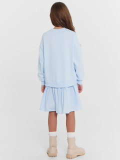 Платье Mark Formelle 157852/24-31570П-7 голубое_небо_печать_2_сл_на_пол - фото 4