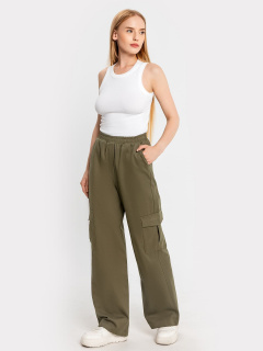 Брюки Mark Formelle 182447/22/19713Ц-9 т.оливковый - фото 1