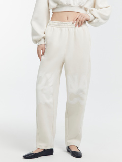 Брюки Mark Formelle 182501/22/25576П-7П белый_песок_печать_3_сл_на_ЛВ_дет_3_сл_на_ПР_дет - фото 2