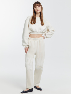 Брюки Mark Formelle 182501/22/25576П-7П белый_песок_печать_3_сл_на_ЛВ_дет_3_сл_на_ПР_дет - фото 3