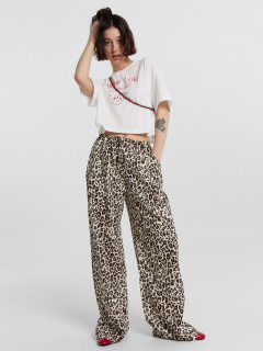 Брюки Mark Formelle 182511/24-32453П-9 крупный_леопард - фото 1