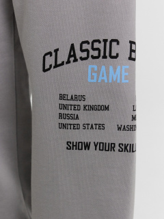 Брюки Mark Formelle 183394/24-34339П-7 серый_печать1_2_сл_на_ЛВ_дет_пер - фото 5