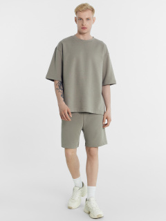 Футболка, шорты Mark Formelle 191024/24-3669Ц-2 серо_бежевый - фото 1