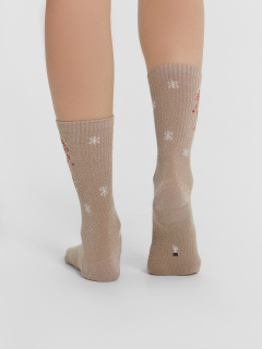 Носки Mark Formelle 217A-2164/223217A-2 молочный_капучино_св.коричневый_рис.2164 - фото 1