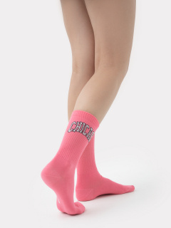 Носки Mark Formelle 217A-2208/223217A-3 лиловый_молочный_розовый_рис.2208 - фото 3