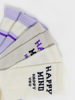 Носки Mark Formelle 217A-2534/233217A-1 молочный_лёд_св.лаванда_рис.2534 - фото 4