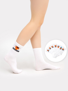 Носки Mark Formelle 217G-2663/237217G белый_7_рис.2663 - фото 1