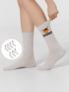 Носки Mark Formelle 217G-2663/237217G св.серый_меланж_7_рис.2663 - фото 1