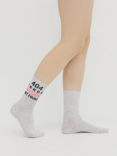 Носки Mark Formelle 217K-2691/24217K св.серый_меланж_рис.2691 - фото 1